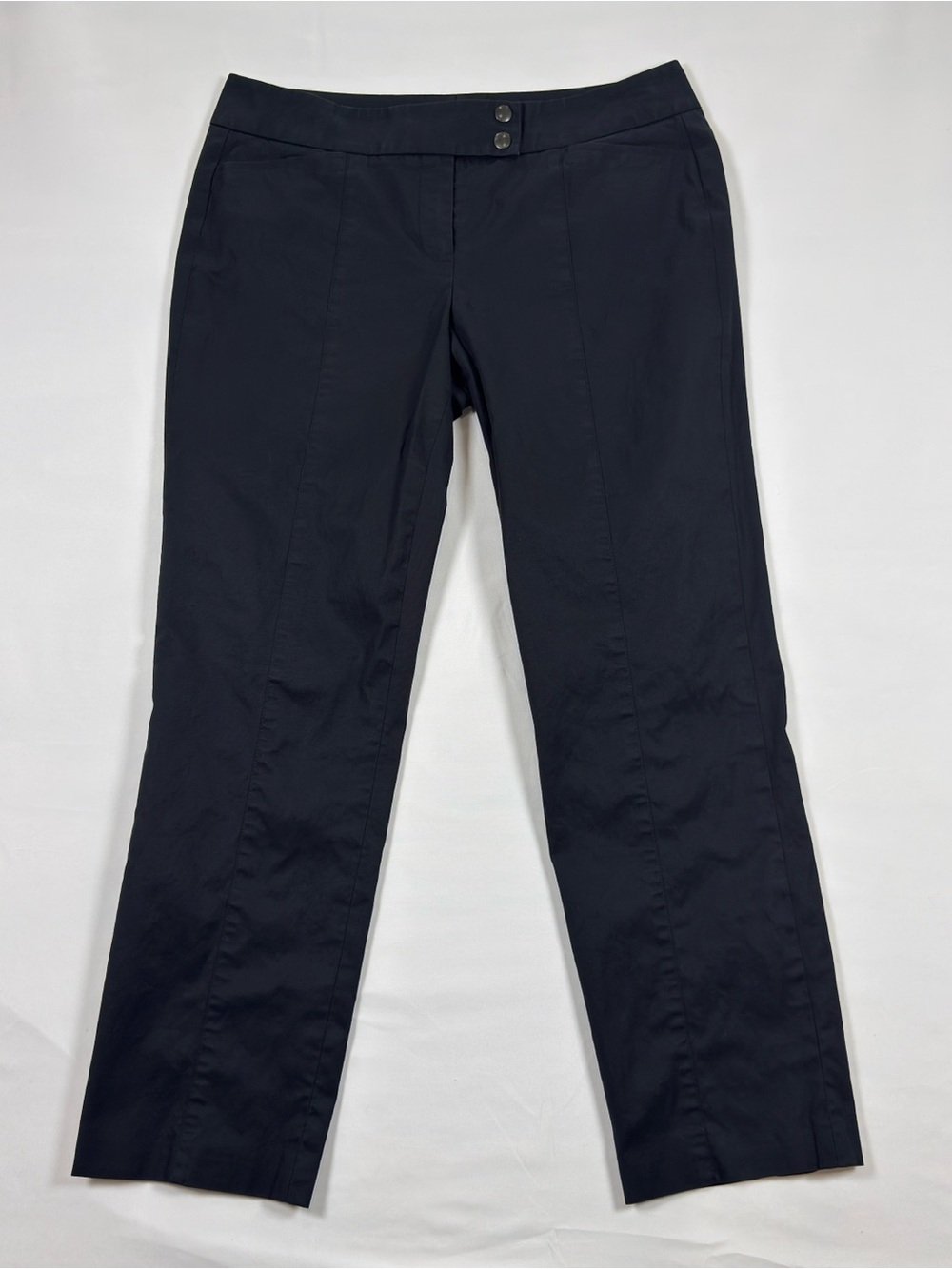 Classiques Entier Black Straight-Leg Dress Pants